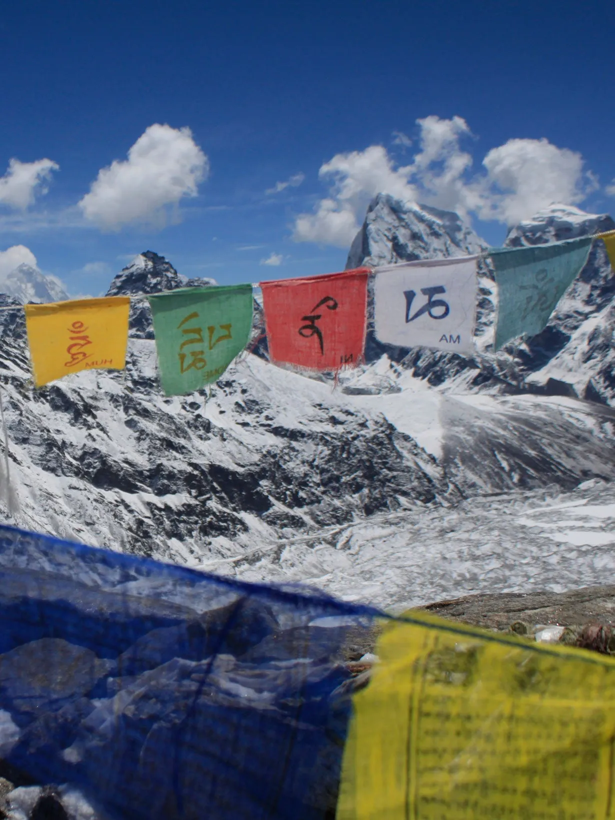 Om Mani Padme Hum mini prayer flags