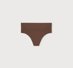 Organic Basics Smooth Thong Walnut