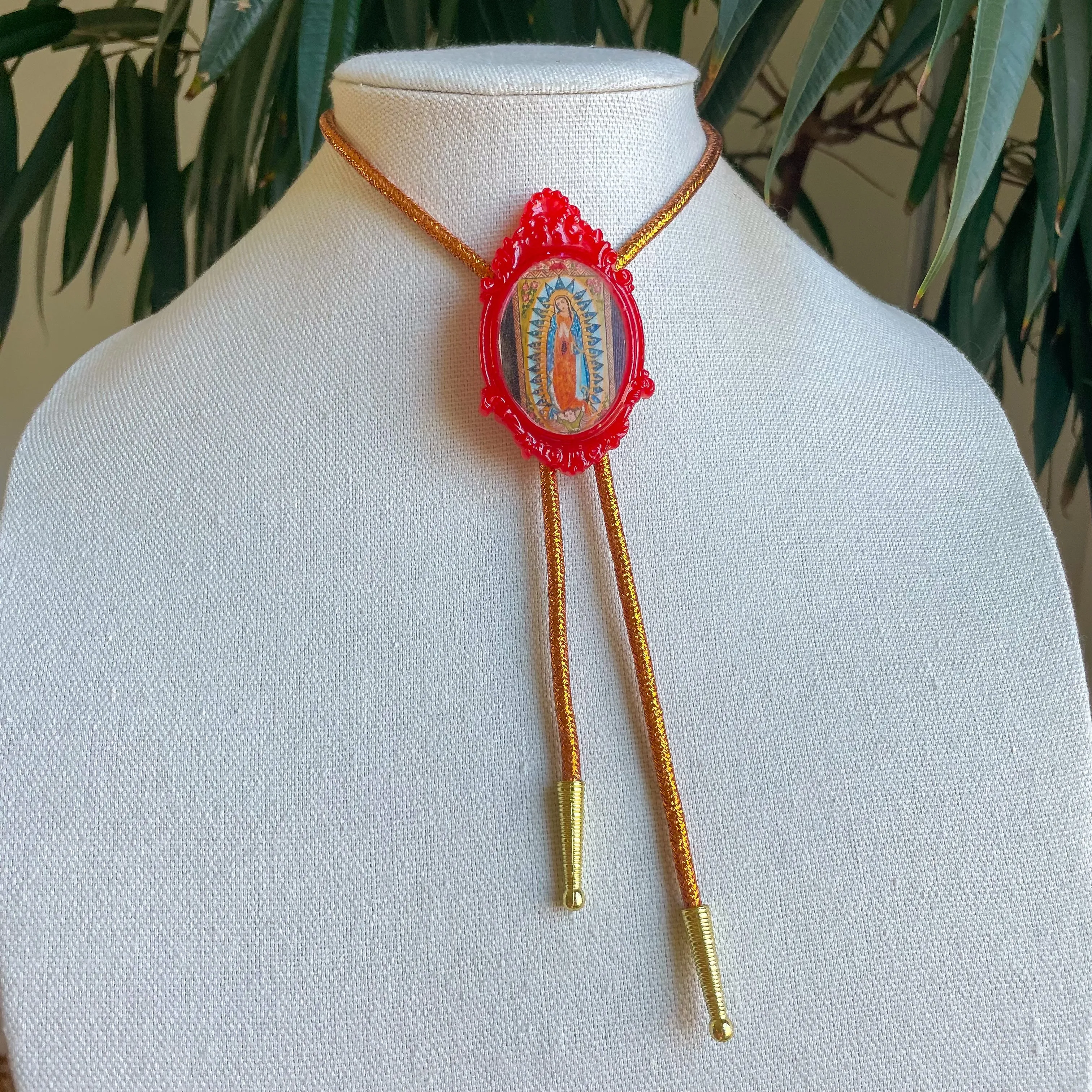 Our Lady of Glitterati Bolo Necklace No. 6