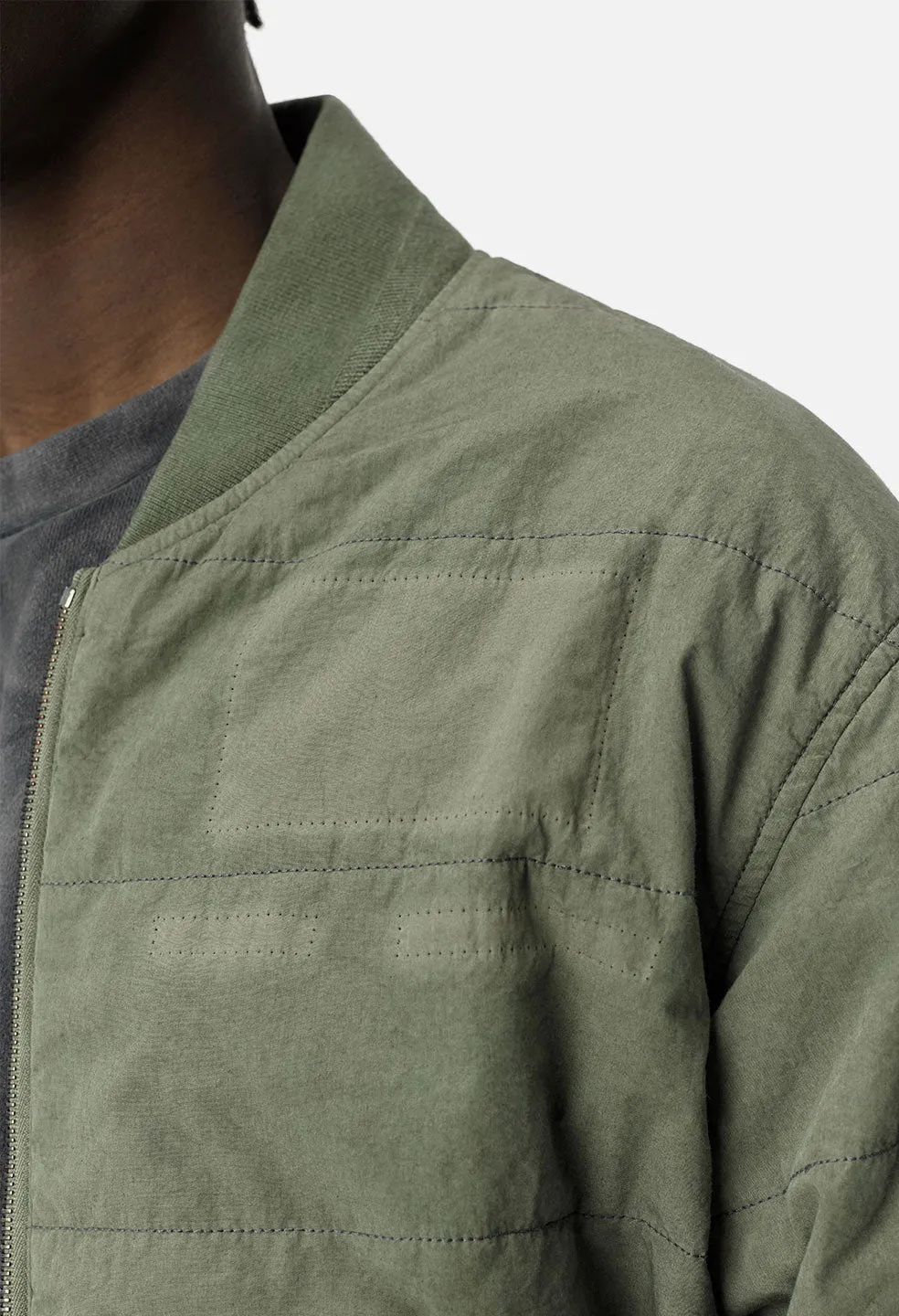 Padded Bomber / Olive