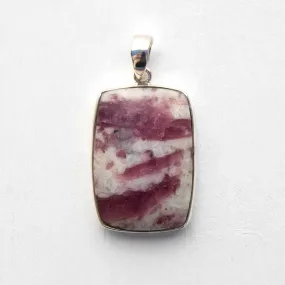 Pink Tourmaline - Pendant, Sterling Silver