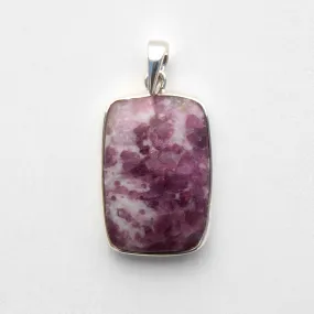 Pink Tourmaline - Pendant, Sterling Silver