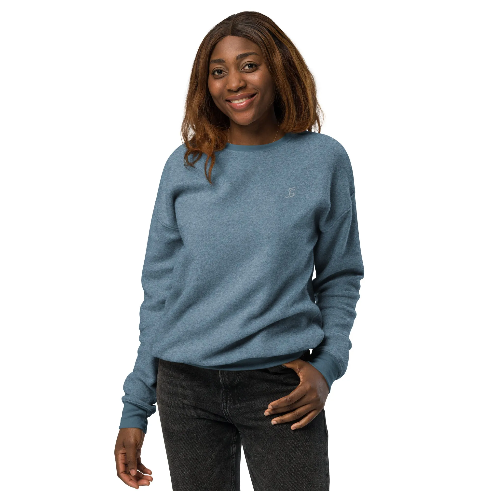 Premium Sueded Fleece Sweatshirt – Signature Series Embroidered