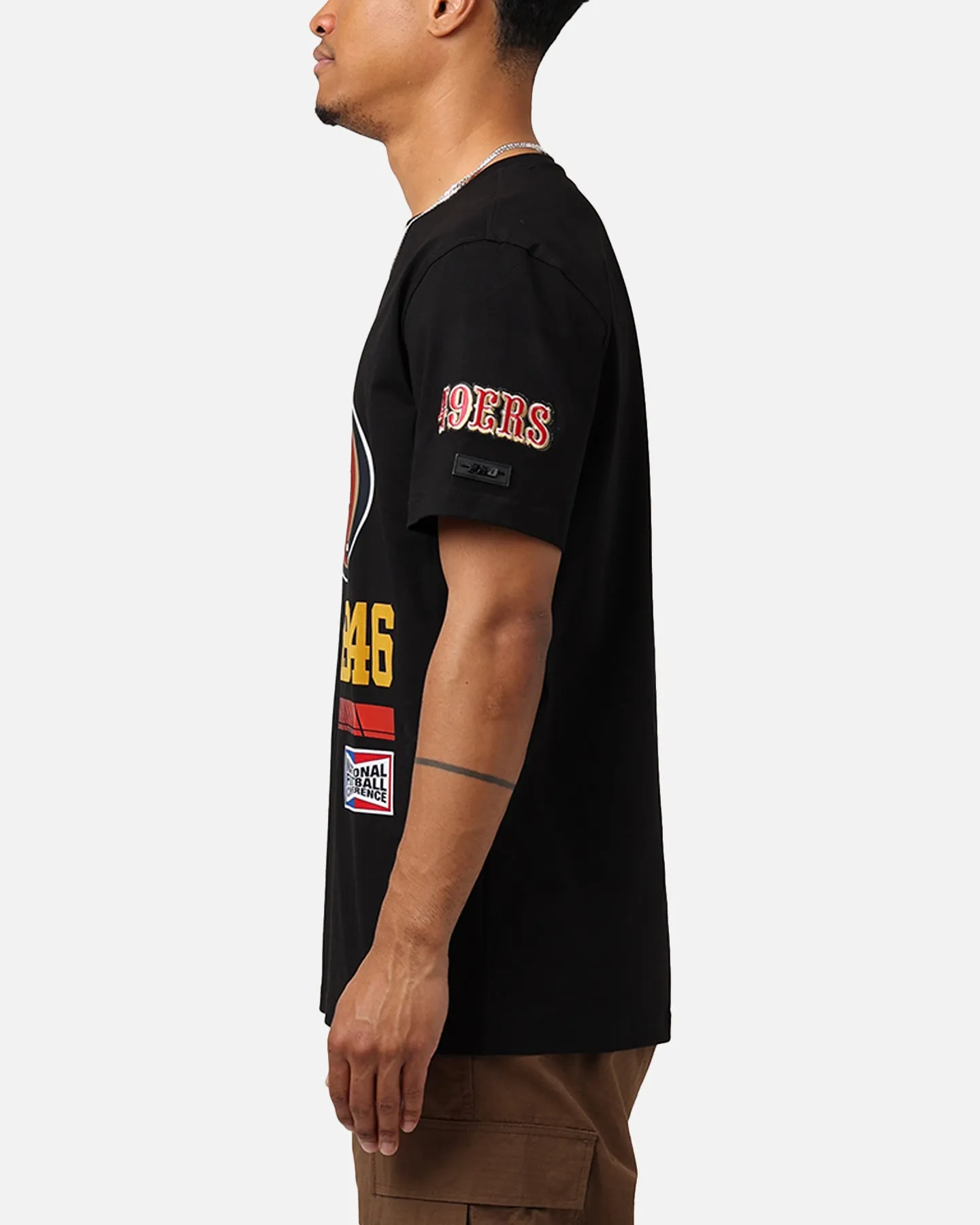 Pro Standard San Francisco 49ers Fast Lane SJ T-Shirt Black