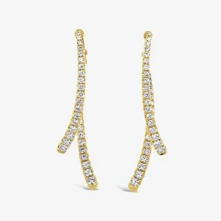 Prong Set Diamond Swing Small Earring