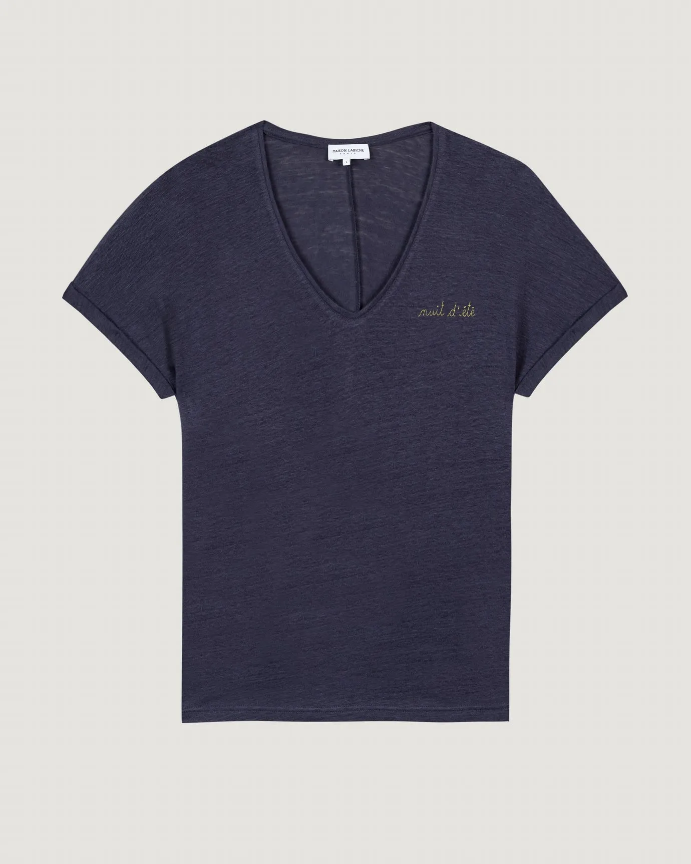 "Nuit D"été' linen chateau t-shirt