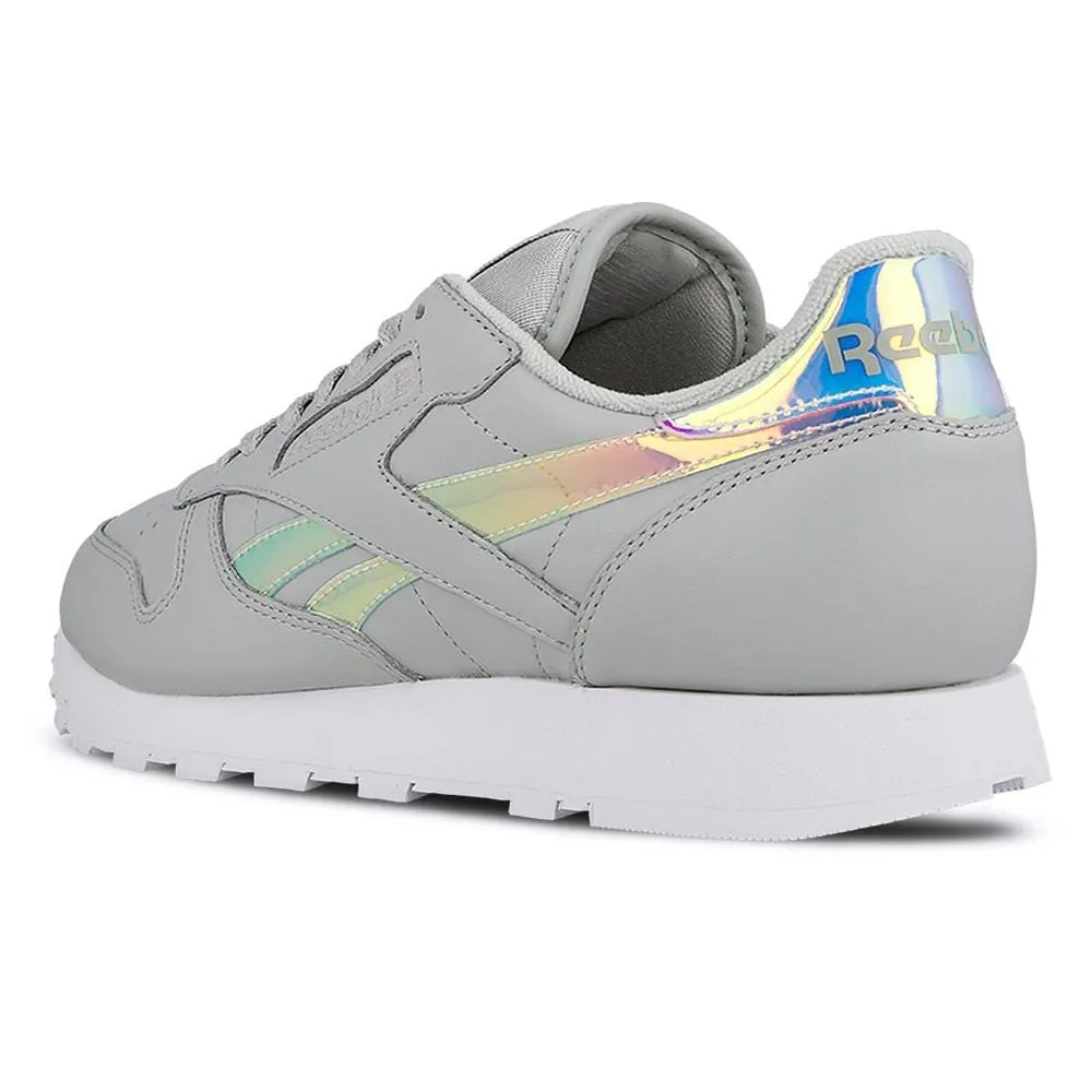 Reebok Classic Leather Iridescent Skull Grey-White