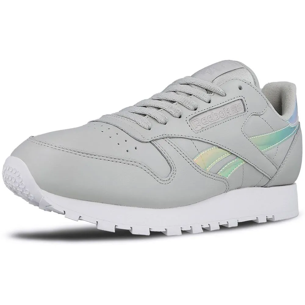 Reebok Classic Leather Iridescent Skull Grey-White