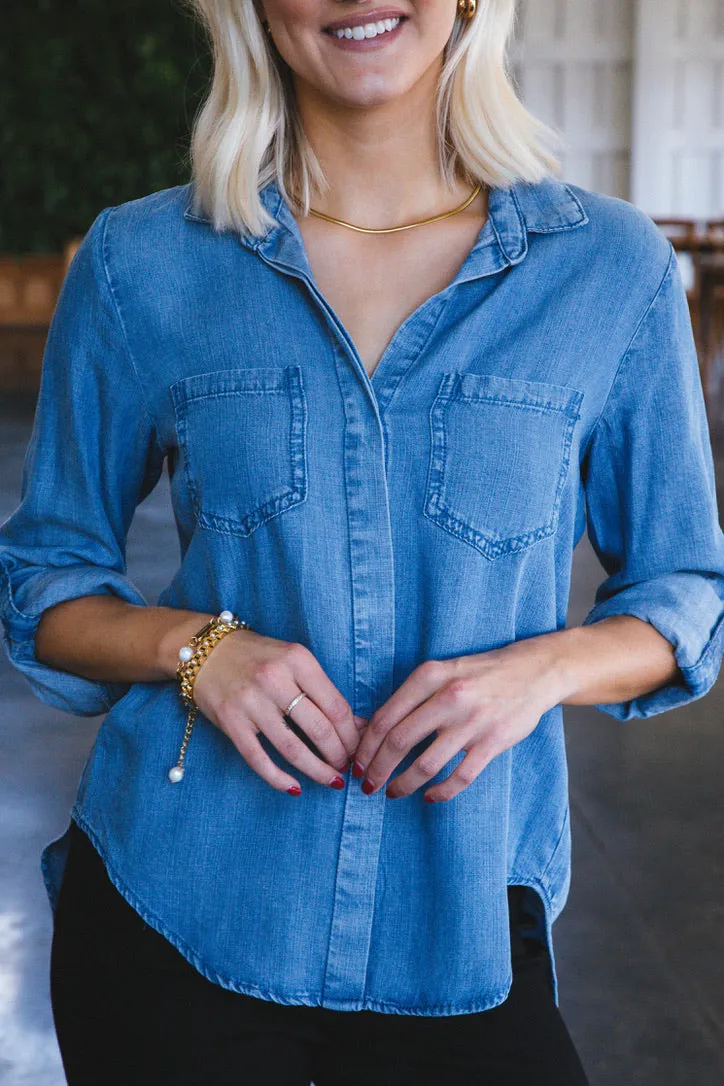 Riley Roll Tab Sleeve Shirt, Mill Valley | Velvet Heart