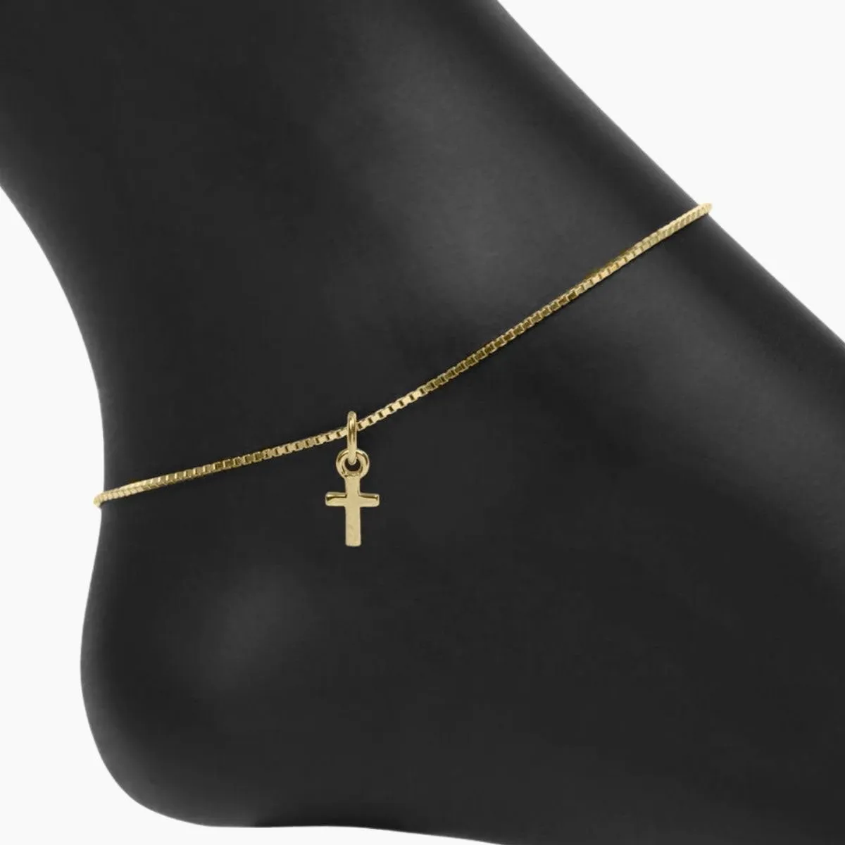 Roma Cross Charm (Gold)