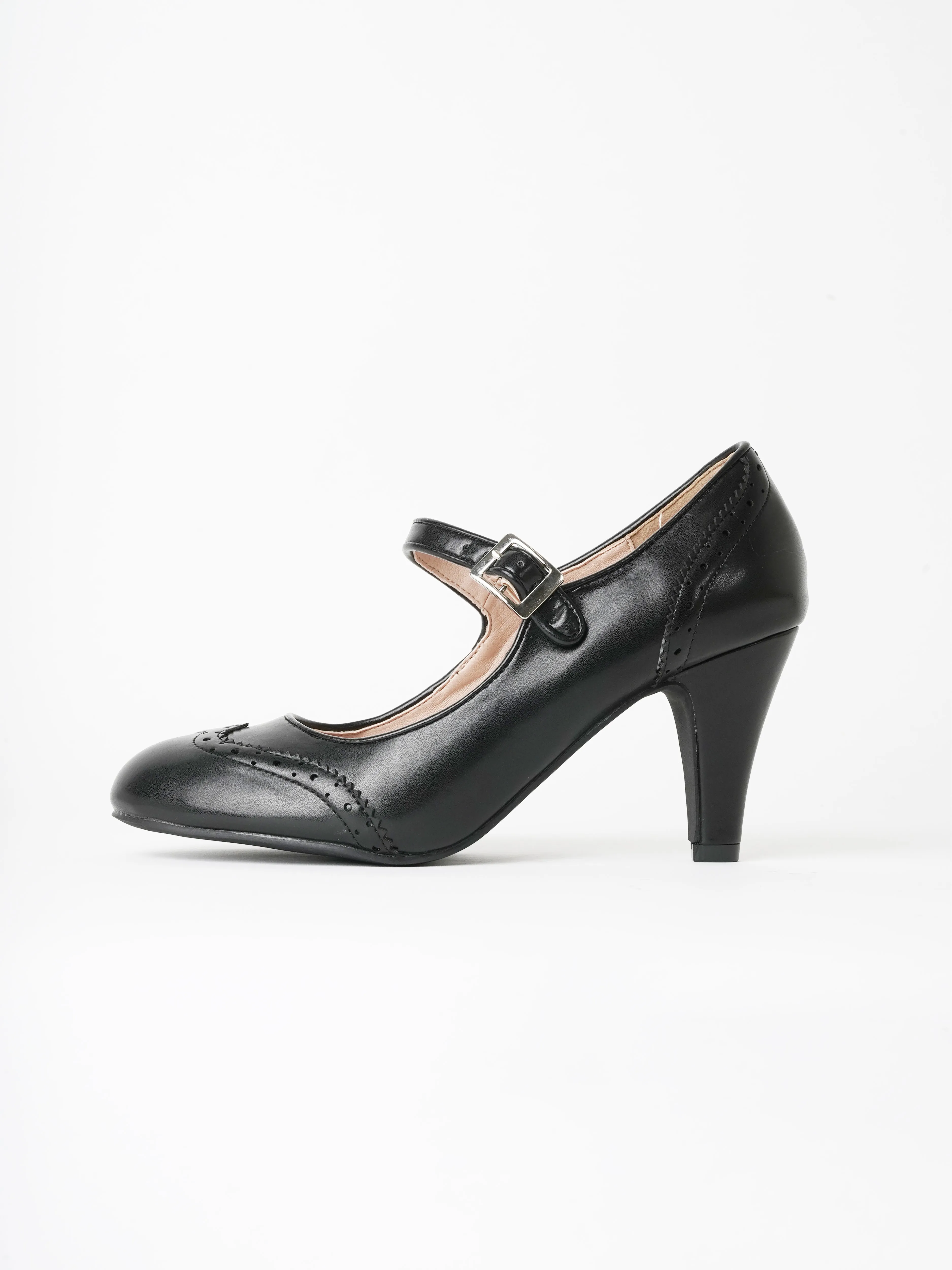 Round Toe Oxford Heel