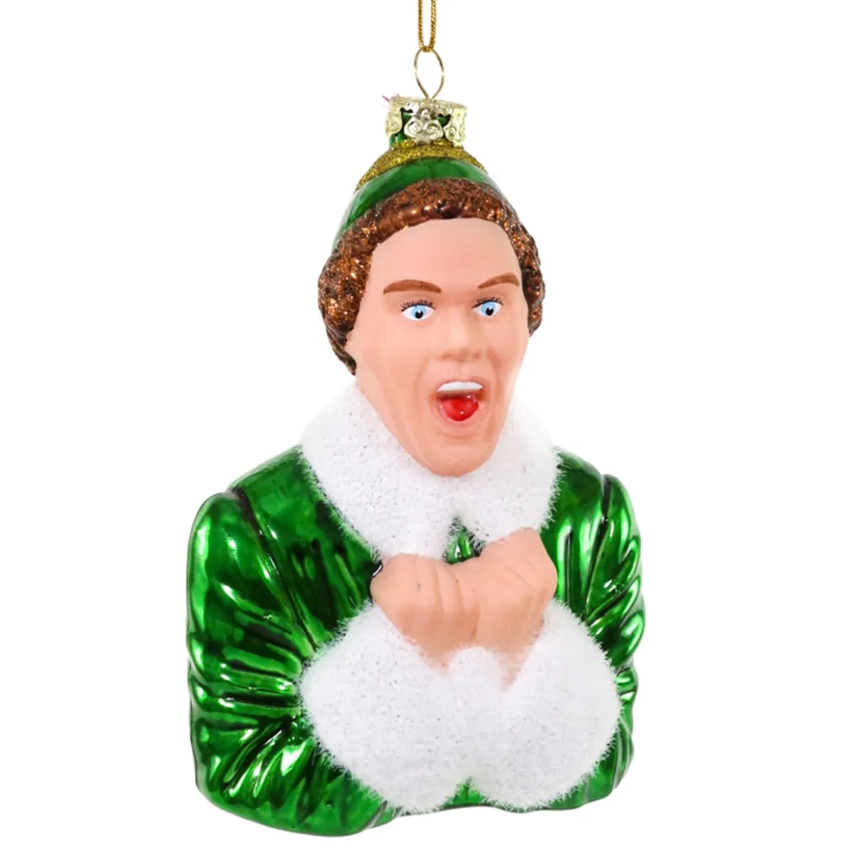 Santa's Here Buddy Ornament