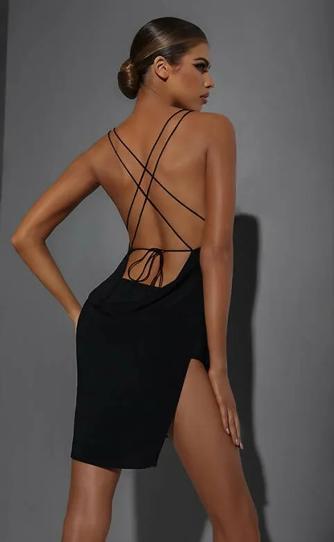 Sensual Striped Back Presale Dress | 2333