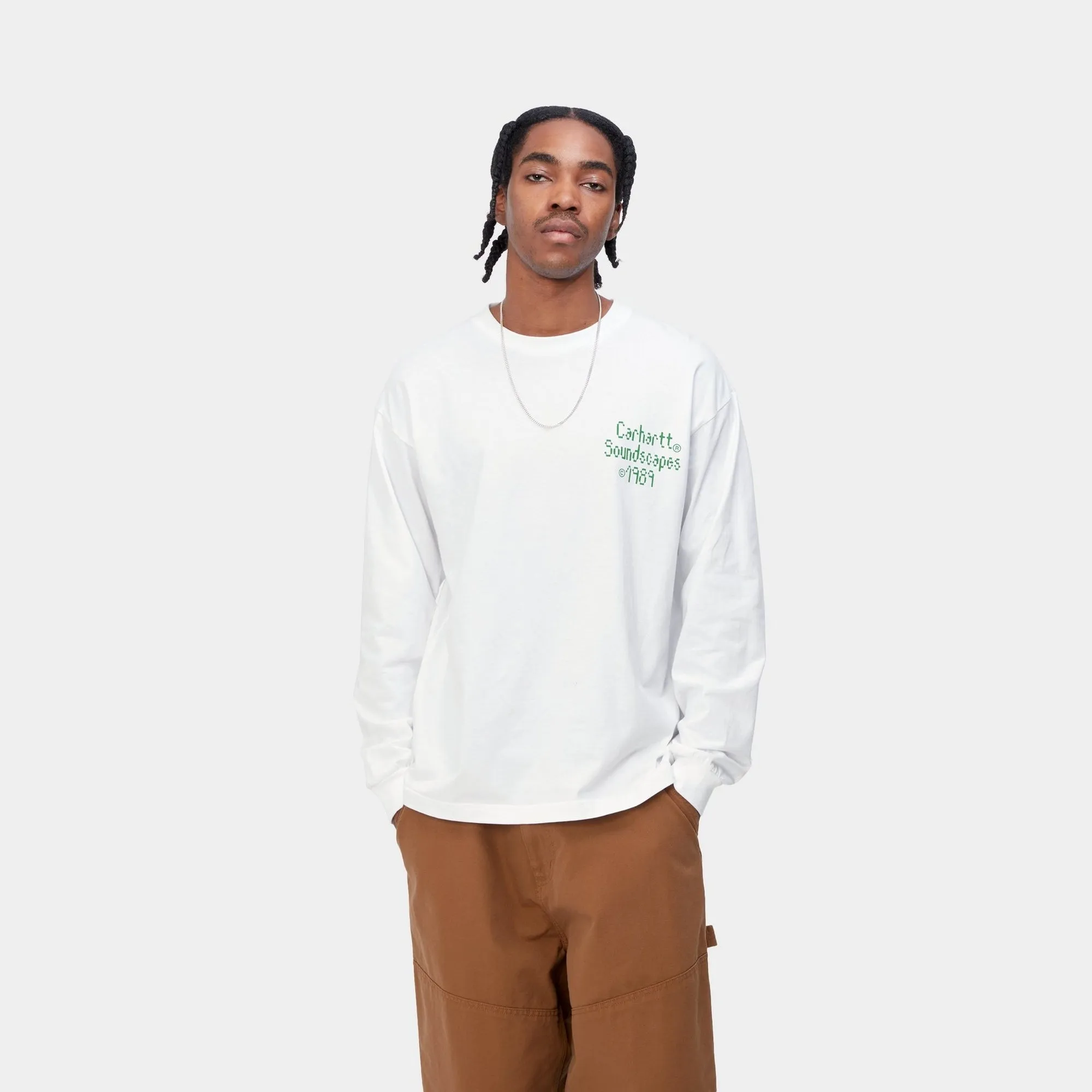 Soundface Long Sleeve T-Shirt | White