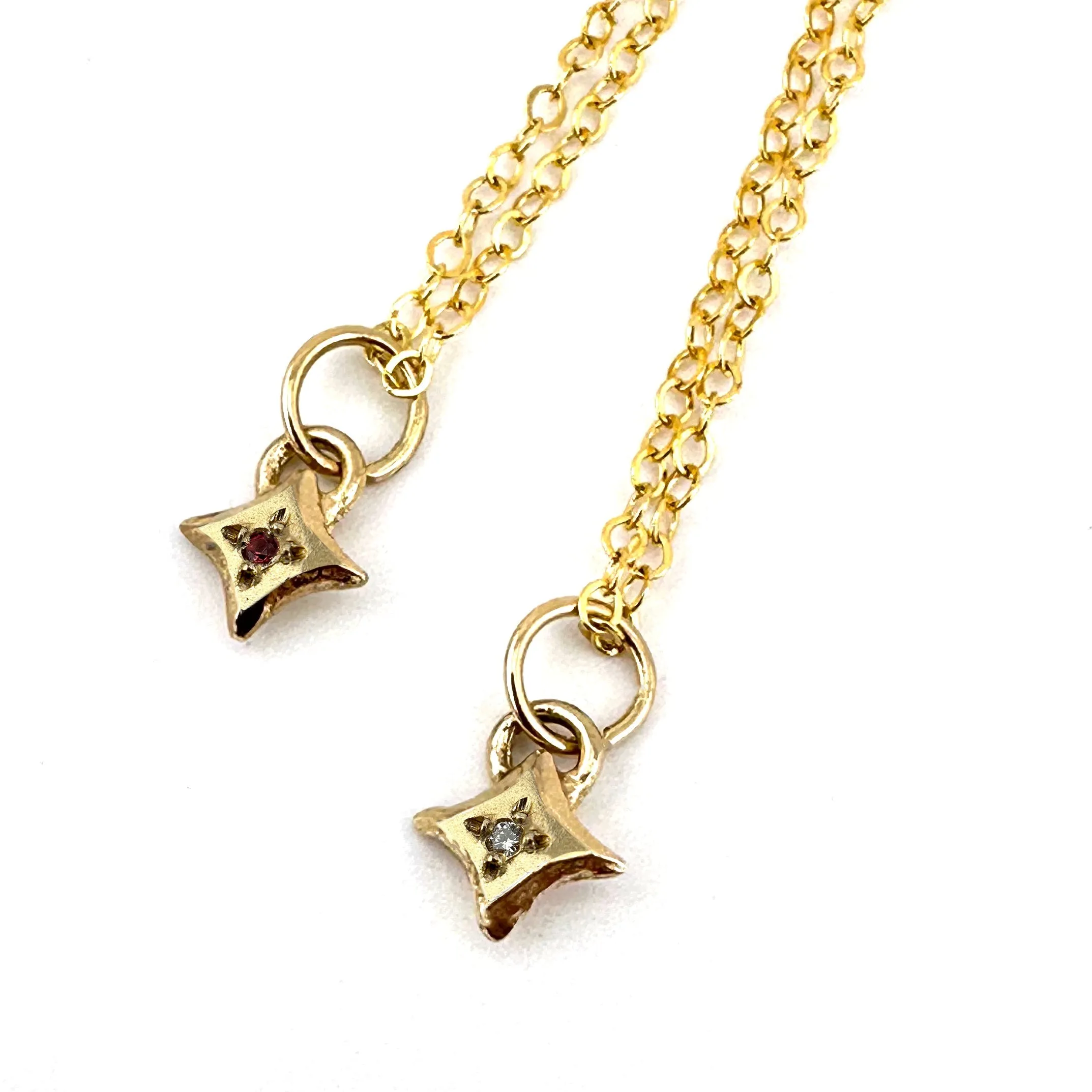 SPARKLE Charm - Gold with Black Diamond