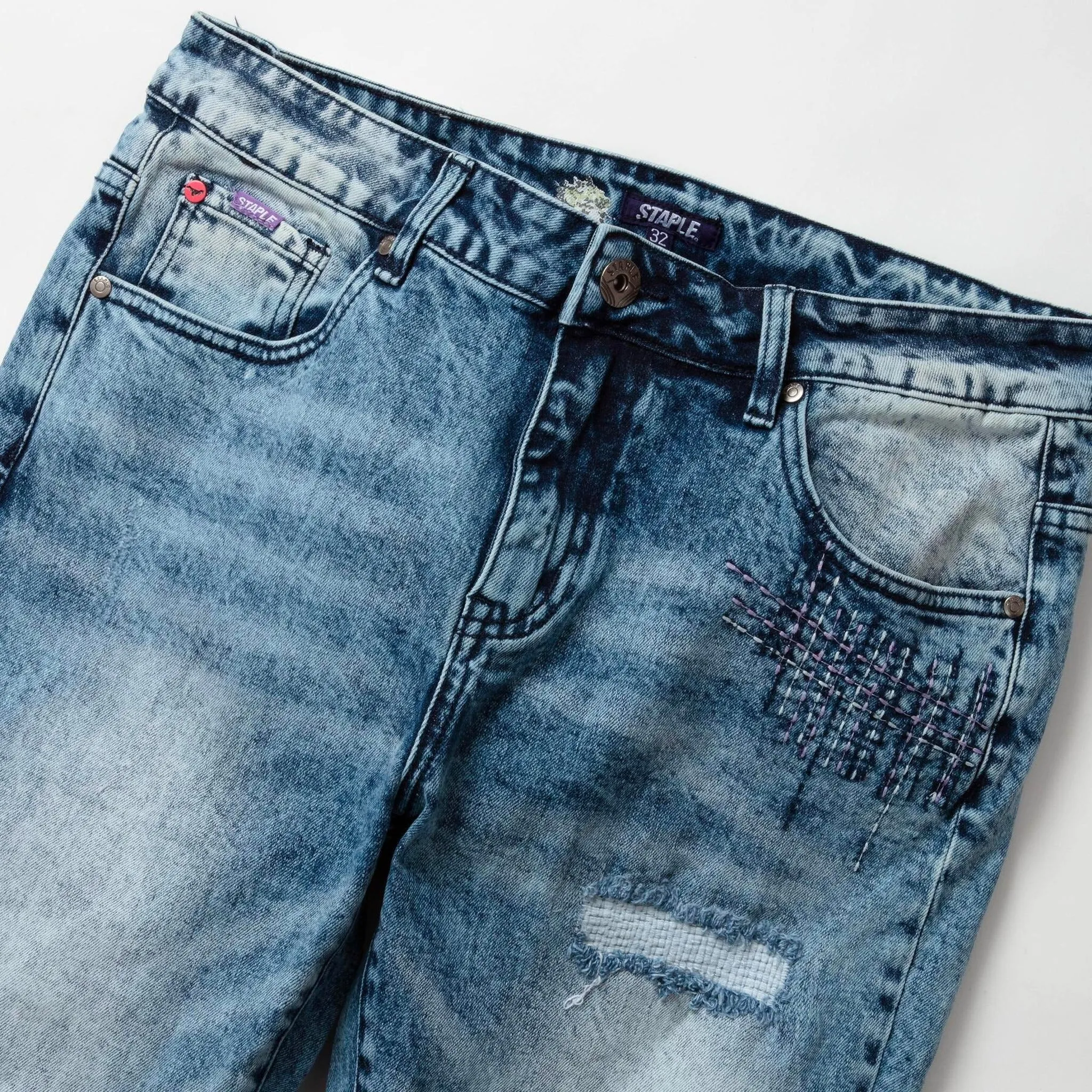 Stitched Denim