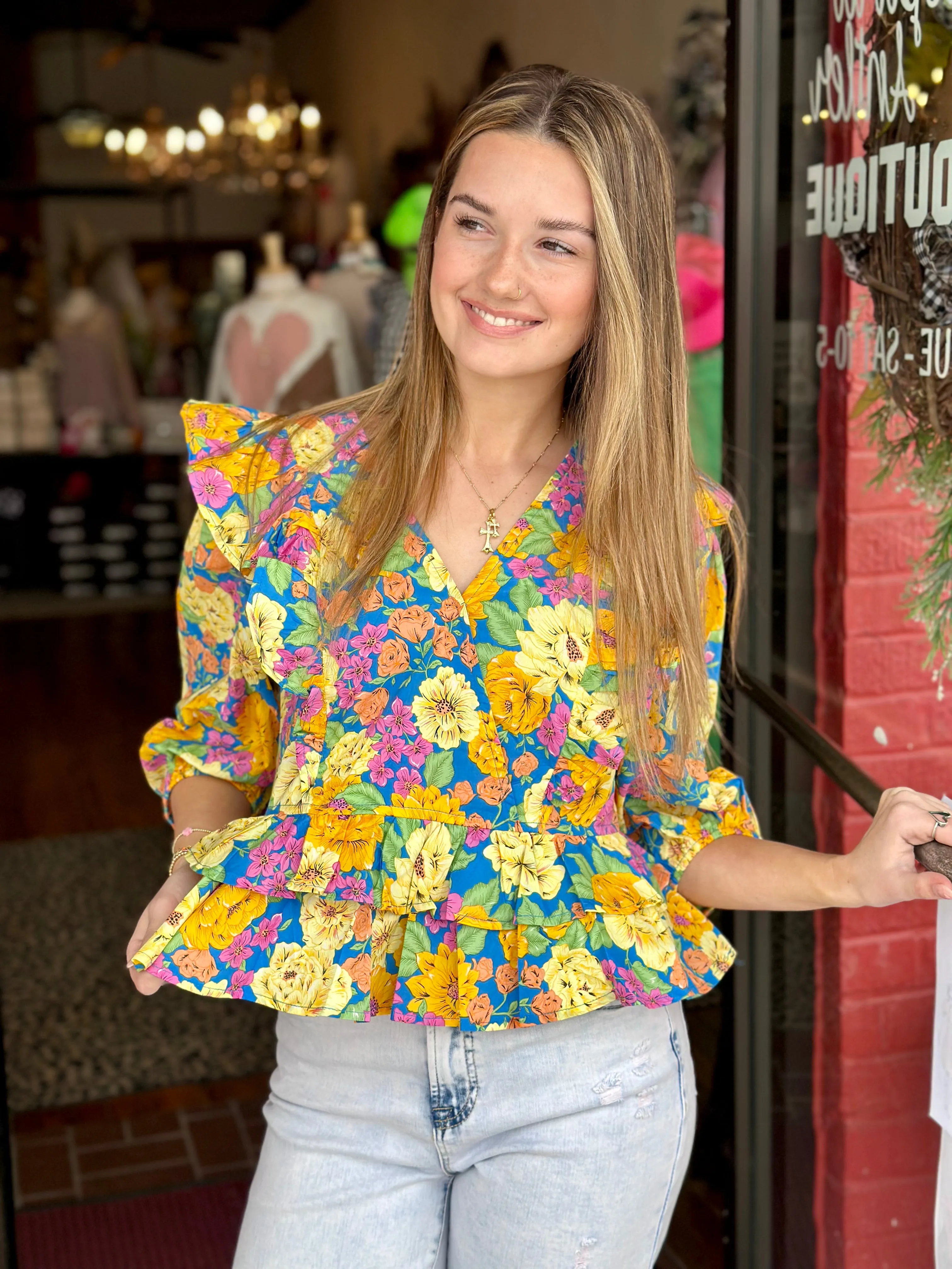 Sunday Best Floral Top