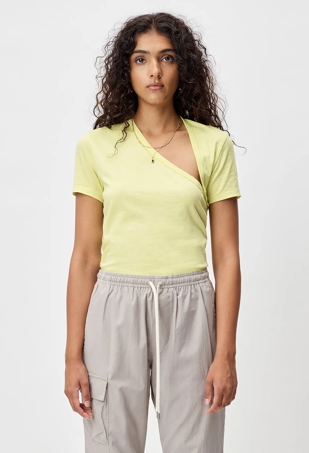 Supima Asymmetrical Tee / Volt