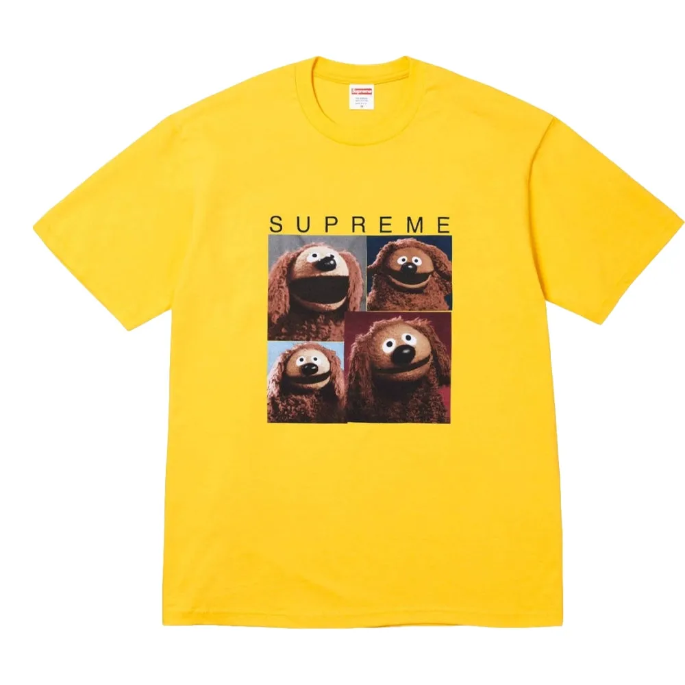 SUPREME ROWLF TEE-YELLOW