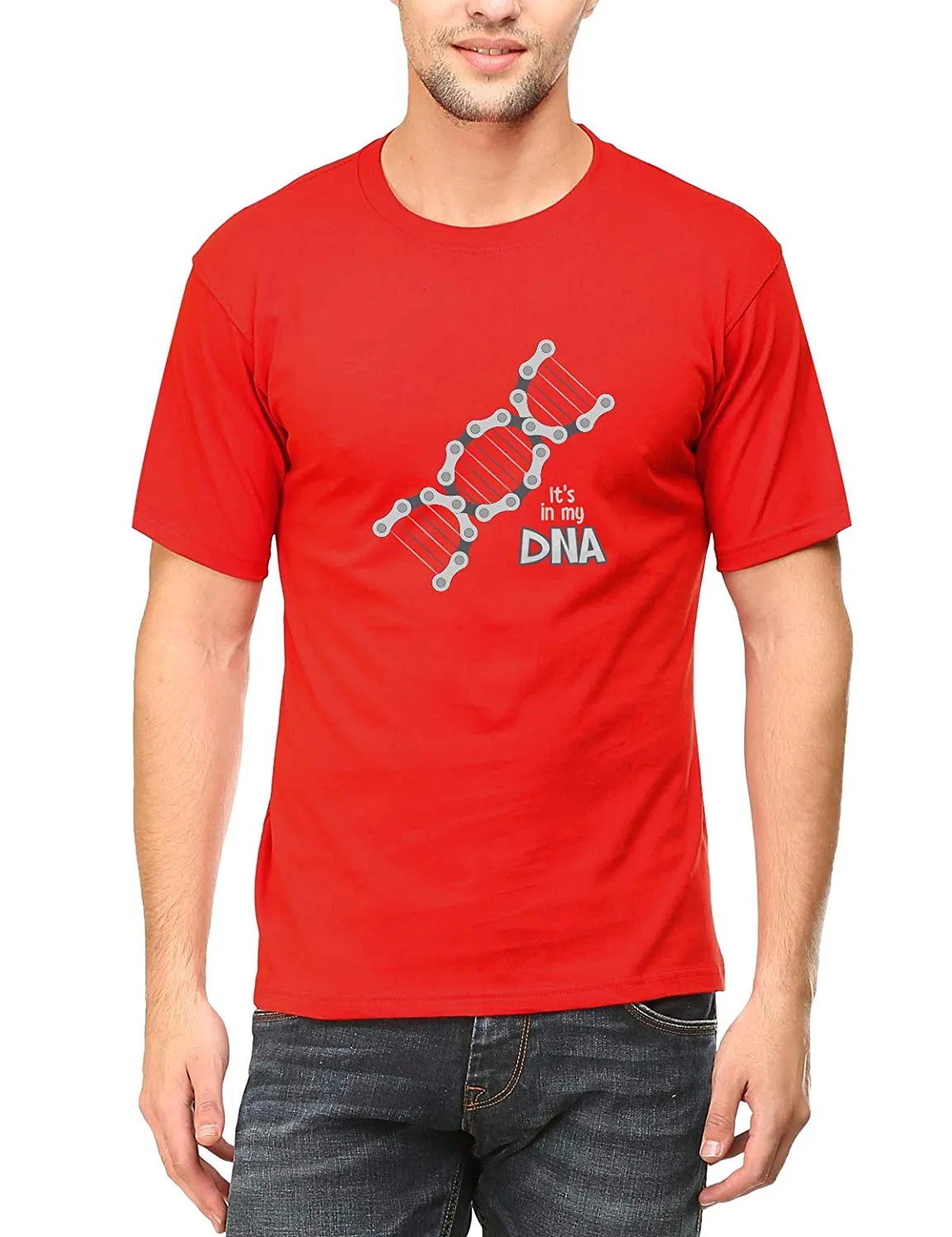 Swag Swami Men's  Cycling Is In My DNA T-Shirt