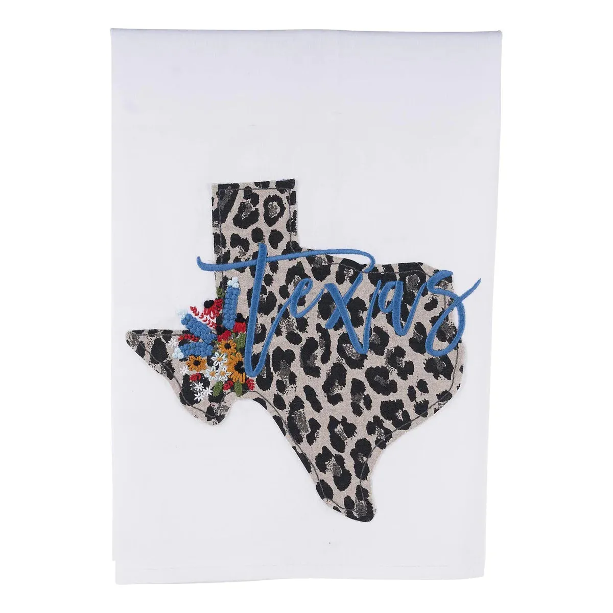 Texas Cheetah Tea Towel