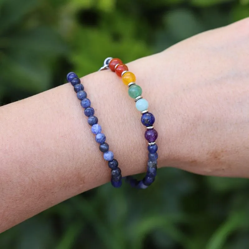 Third Eye Chakra Sodalite Wrap Bracelet