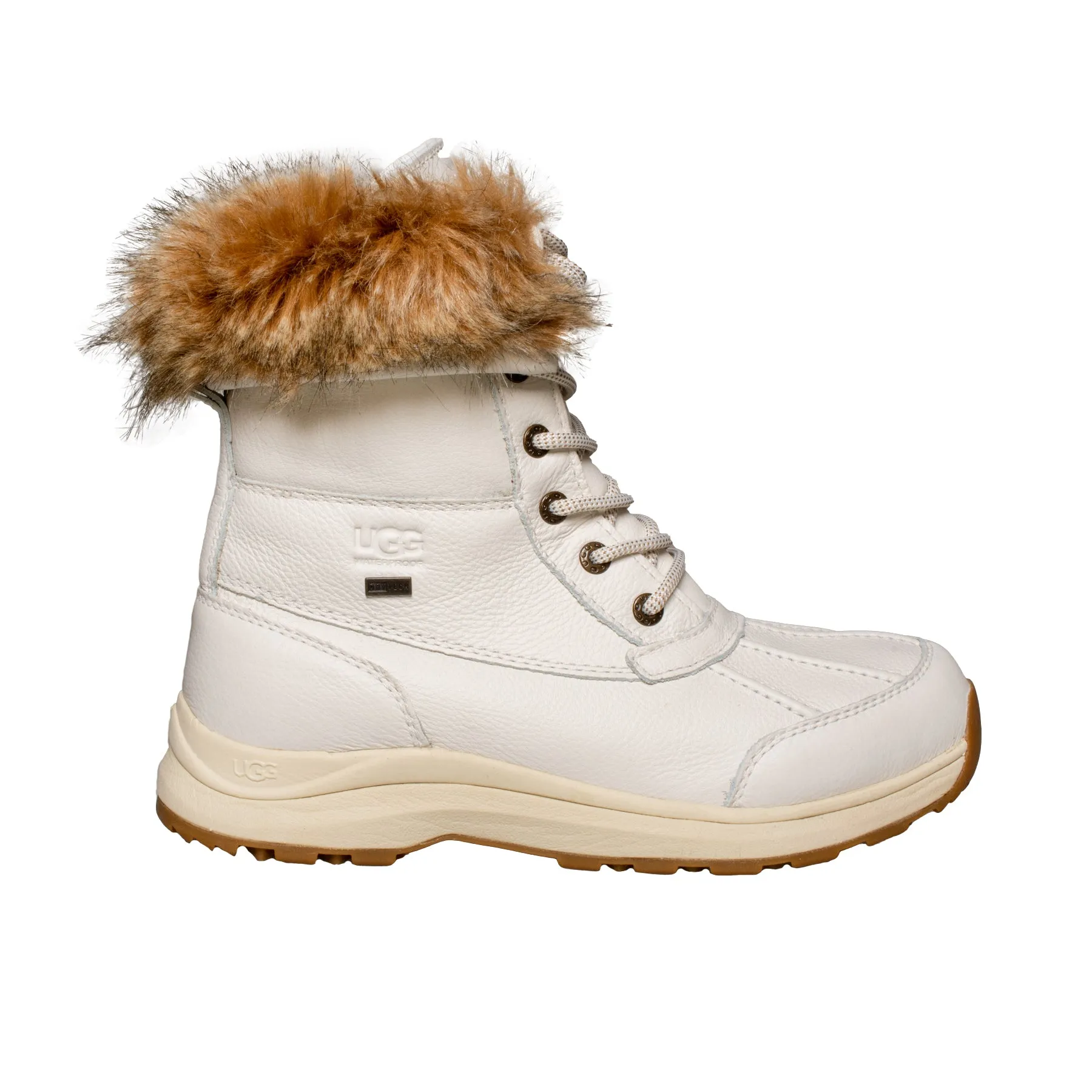 UGG Adirondack III Tipped White Boots - Women's