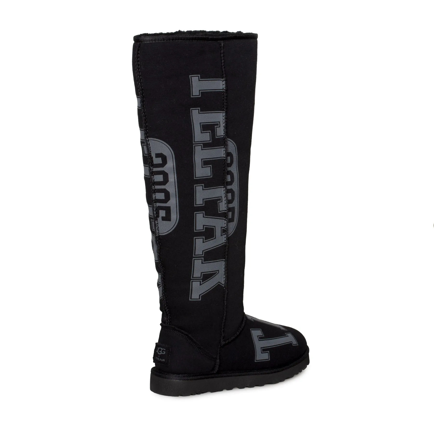 UGG X Telfar Fleece Tall Black Boots - Women's