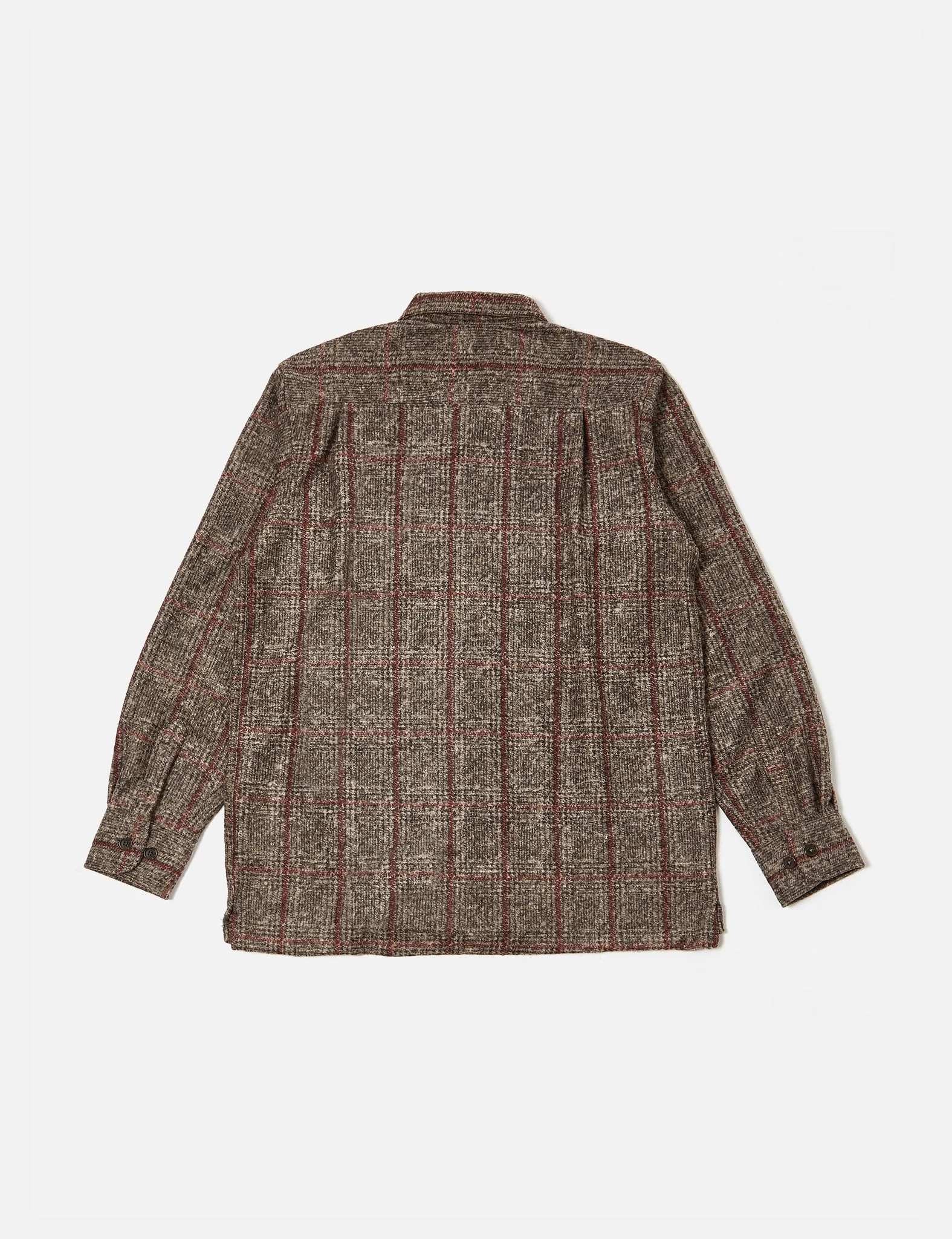 Universal Works Long Sleeve Utility Shirt - Brown