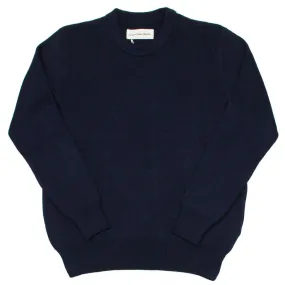 Universal Works - Loose Fisherman Jumper Merino ½ Milano - Navy