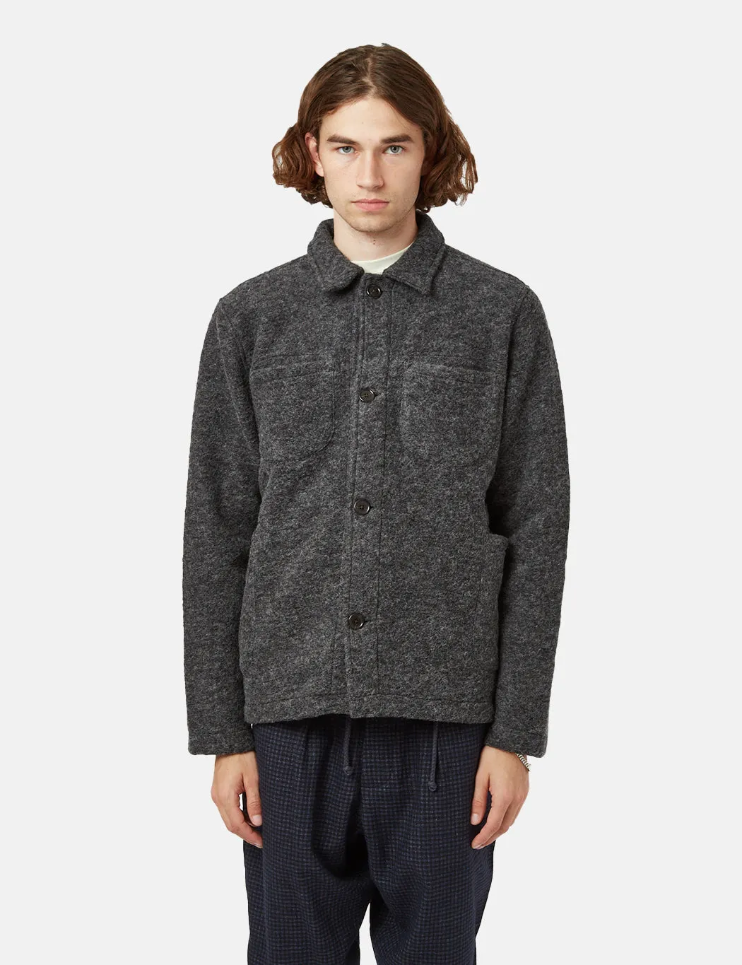 Universal Works Lumber Jacket - Charcoal Grey