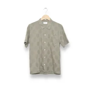 Universal Works Road Shirt dot cotton lt olive 28684