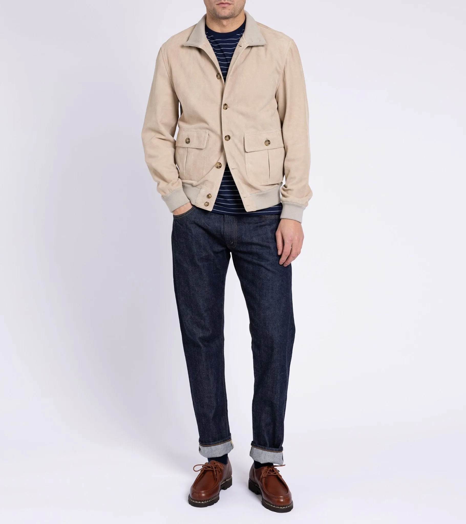 Valstar Unlined Suede Valstarino Jacket: Canvas