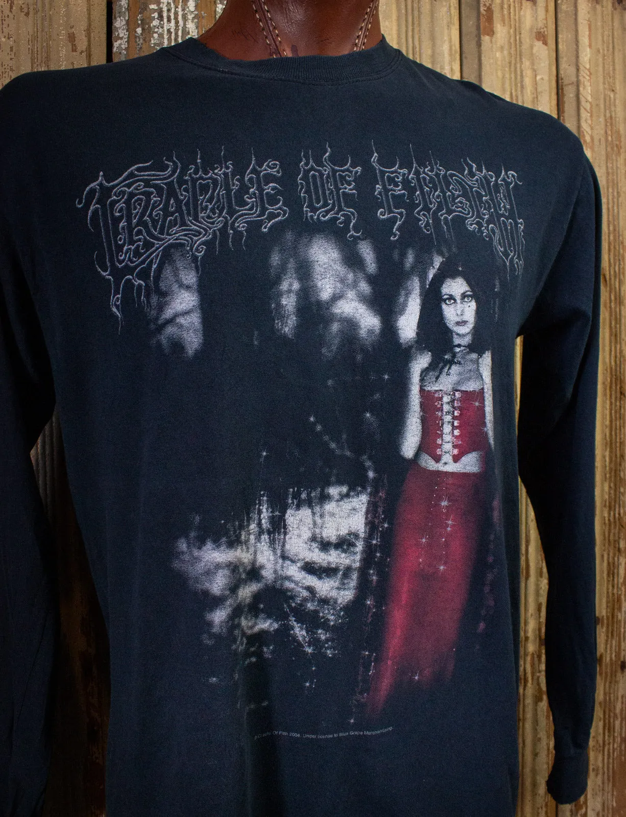 Vintage Cradle of Filth Concert T Shirt Wolf In Creep's Clothing Long Sleeve 2002 Large