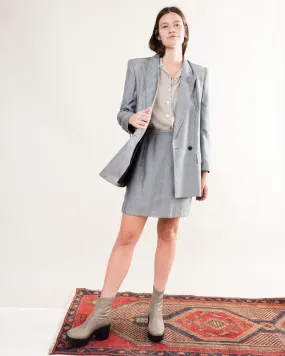 Vintage Grey Tweed Two Piece Set (S/M)