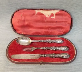 Vintage Holmes & Tuttle Mfg. Child's Silverware Set