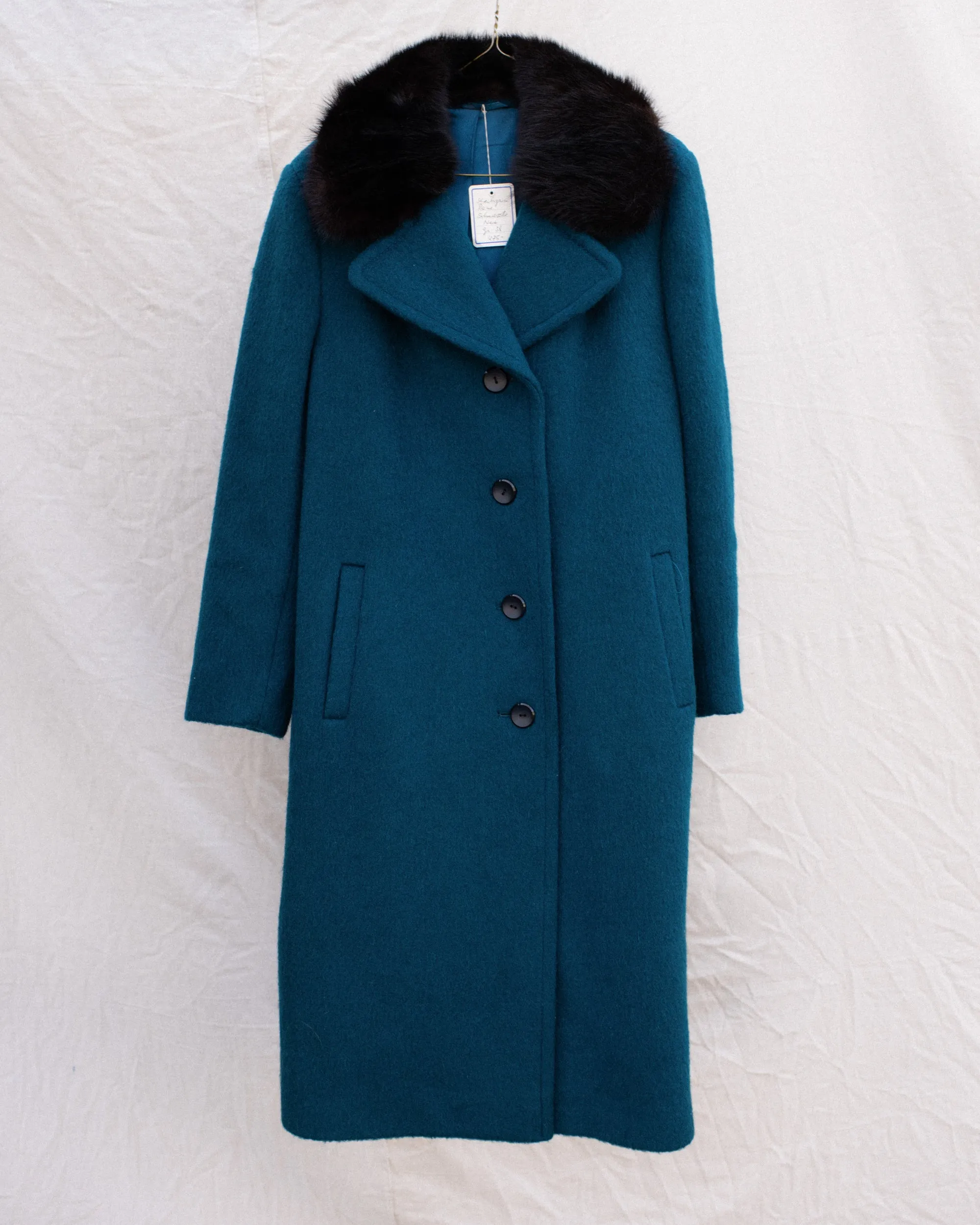 Vintage Wool   Mink BERLIN Coat #9 (S)