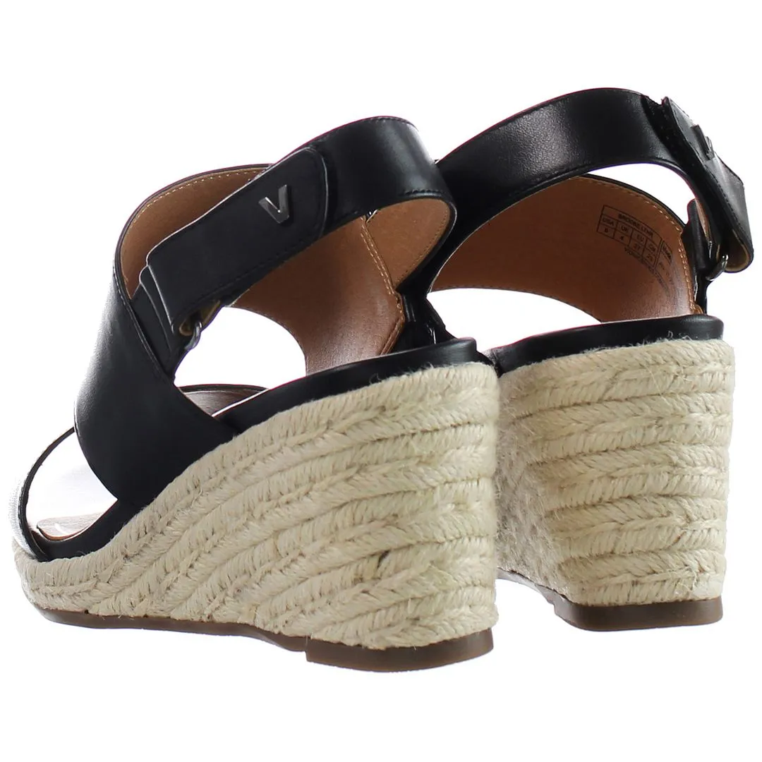 Vionic Brooke Black Womens Wedges