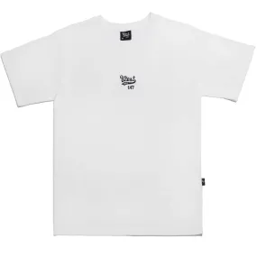 West NYC Embroidered Logo Tee Shirt White