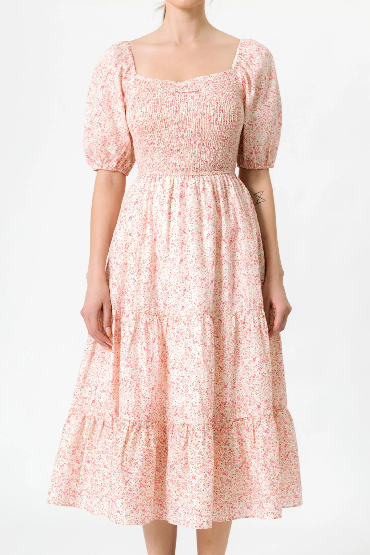 Willow Floral Flare Dress