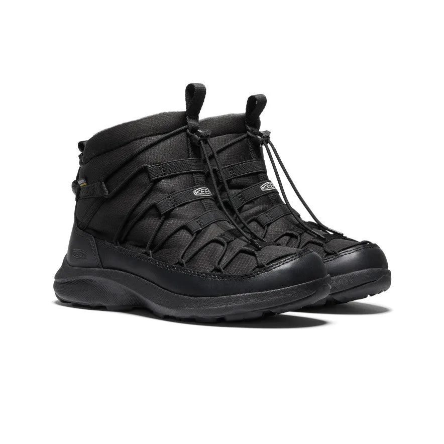 Women's UNEEK SNK II Waterproof Chukka | Black/Black